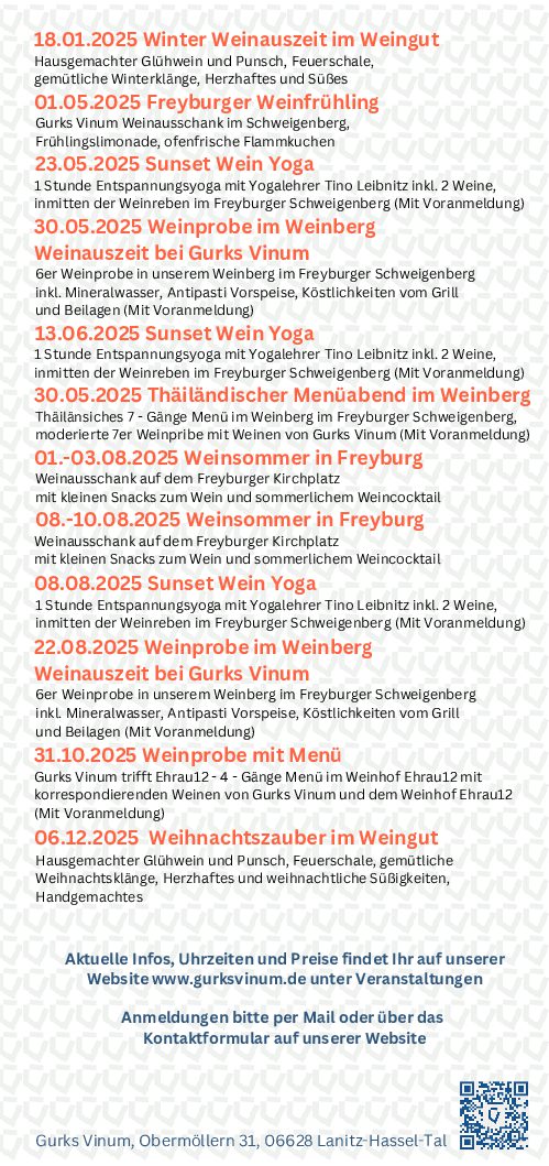 2. GV Veranstaltungen 2025